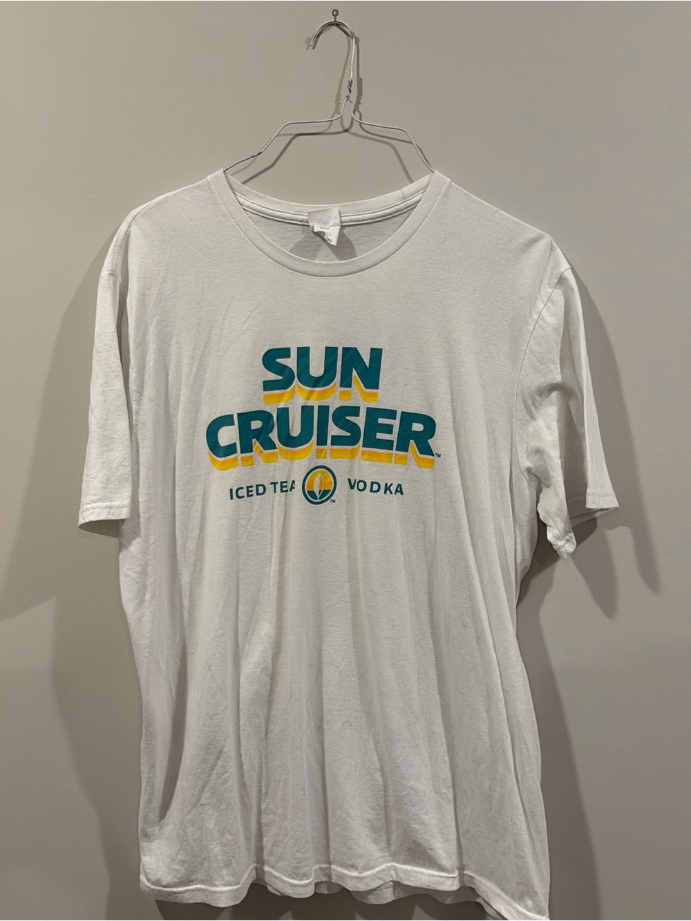 Sun Cruiser White Graphic Tee - Casual Men’s Shirt